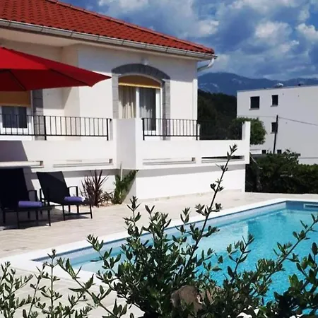 Lara With Pool&whirpool&pet Friendly&100m From The Sea- Rab By Guide